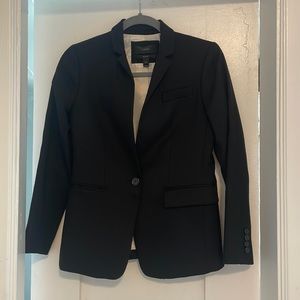Black wool blazer
